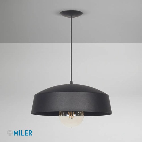 Lámpara Colgante Led Ferrolux Chieti Negro 30 Cm E27 Negro - 3