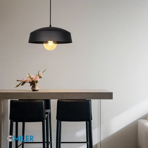 Lámpara Colgante Led Ferrolux Chieti Negro 30 Cm E27 Negro - 4