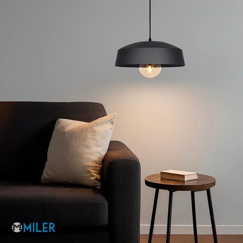 Lámpara Colgante Led Ferrolux Chieti Negro 30 Cm E27 Negro - 5