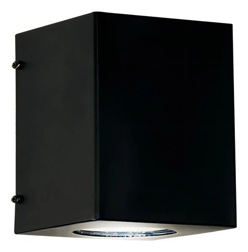Aplique Pared Monaco Gu10 Unidireccional Ferrolux Negro Negro