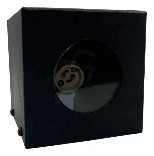 Aplique Pared Monaco Gu10 Unidireccional Ferrolux Negro Negro - 3