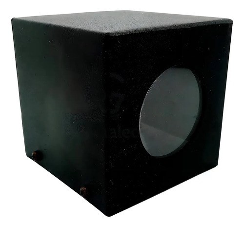 Aplique Pared Monaco Gu10 Unidireccional Ferrolux Negro Negro - 4