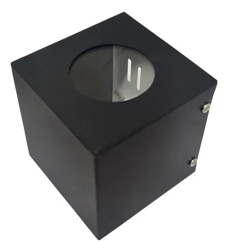 Aplique Pared Monaco Gu10 Unidireccional Ferrolux Negro Negro - 5