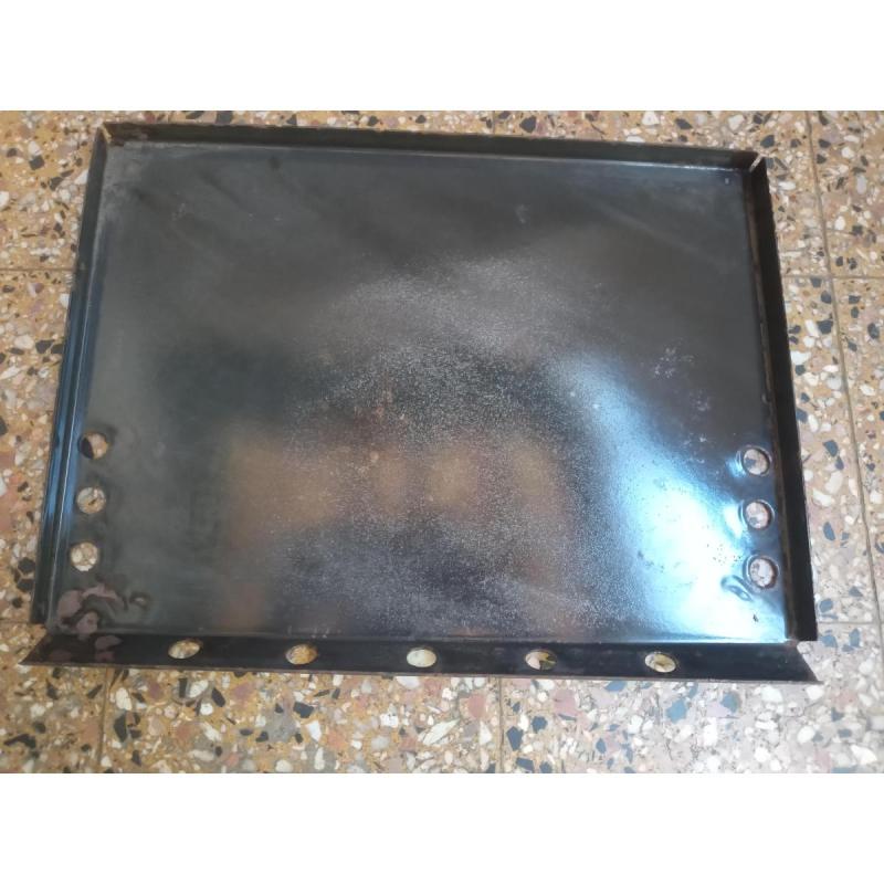 Dos bandejas antiderrame y una chapa para horno de antigua cocina Flamex - 3