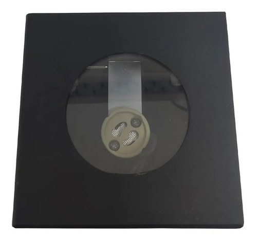 Aplique Pared Monaco Gu10 Unidireccional Ferrolux Negro Negro - 6