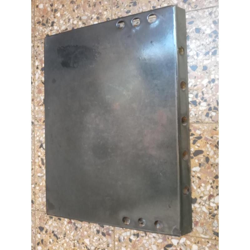Dos bandejas antiderrame y una chapa para horno de antigua cocina Flamex - 4