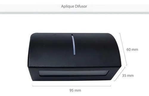 Aplique Pared Exterior Apto Led G9 Escaleras Paredes Jardin Color Negro - 5