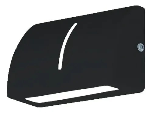 Aplique Pared Exterior Apto Led G9 Escaleras Paredes Jardin Color Negro - 6