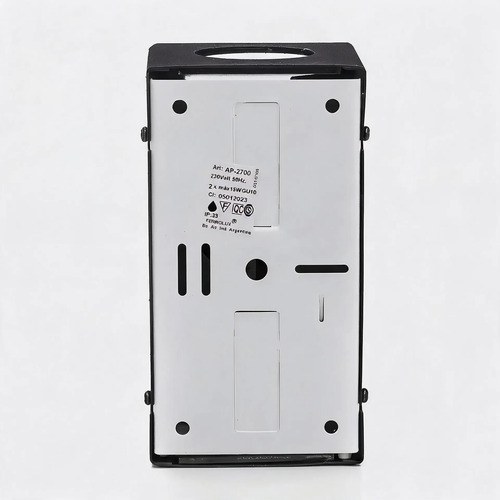 Aplique Pared Exterior Bidireccional Frente Vidrio Negro Negro - 5