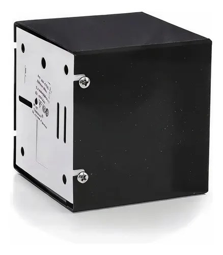 Aplique Pared Unidireccional Gu10 Chapa Ferrolux Ap-1700n/t Negro - 6