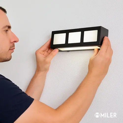 Aplique Pared Exterior Ferrolux Ap1400 Negro Para Led E27 - 4