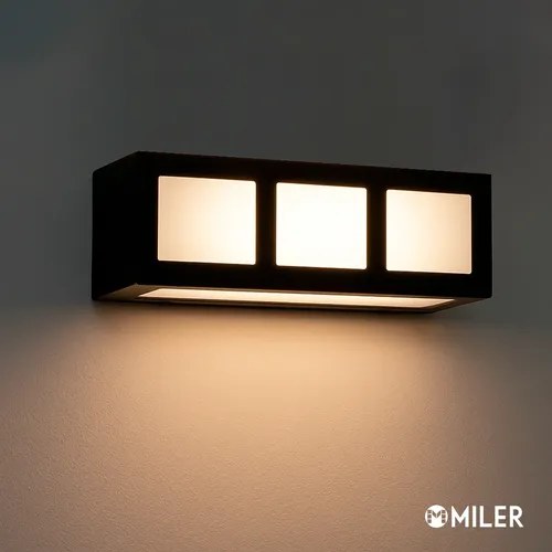 Aplique Pared Exterior Ferrolux Ap1400 Negro Para Led E27 - 5