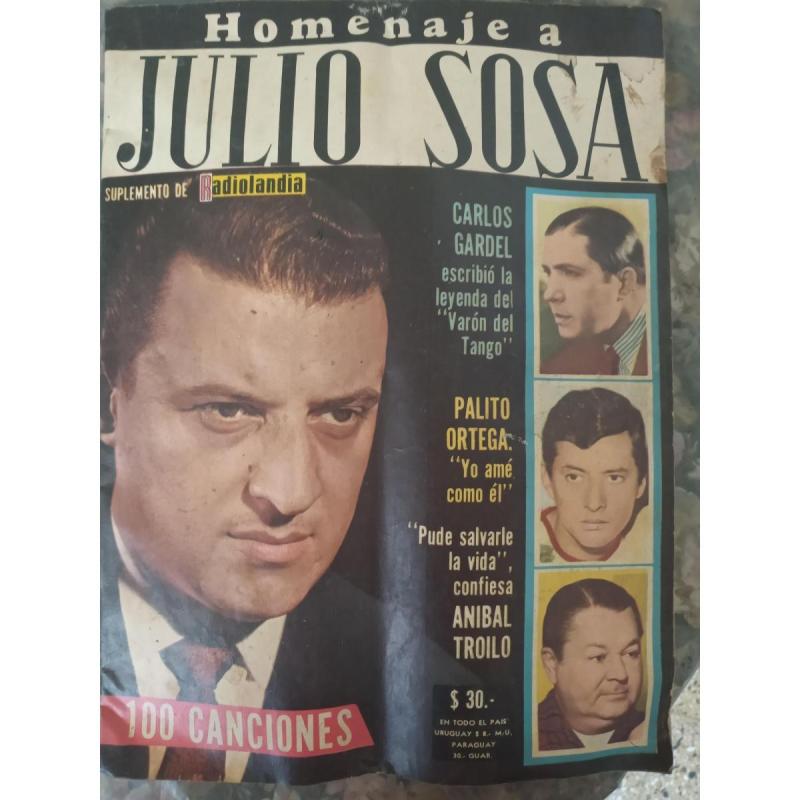 Revista Radiolandia Homenaje Julio Sosa