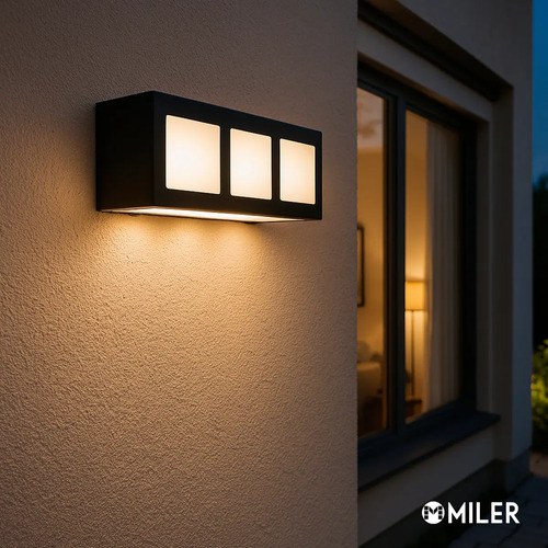Aplique Pared Exterior Ferrolux Ap1400 Negro Para Led E27 - 7