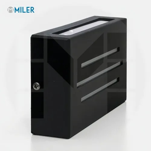 Aplique De Pared Difusor Metalico Moderno Ferrolux Color Negro - 4