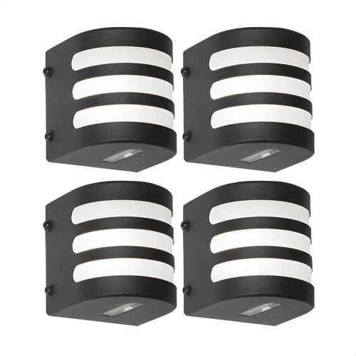 Aplique Difusor Pared Monaco 1 Luz G9 3 Direcciones X4 Negro Negro