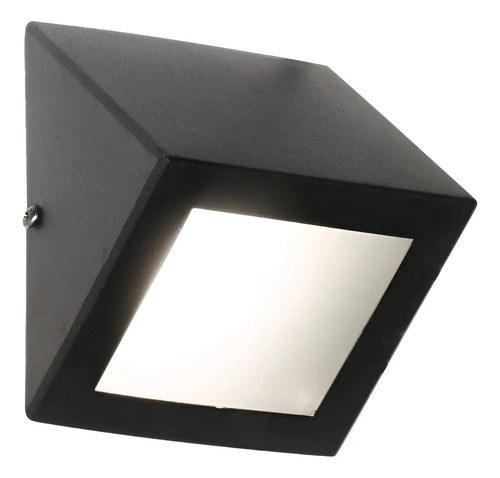Aplique Unidireccional Exterior Led Pasillo Escaleras Negro Negro