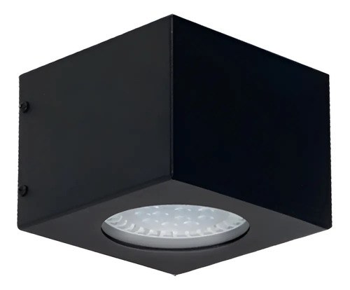 Aplique Difusor Unidireccional Ar111 Gu10 Color Negro Negro