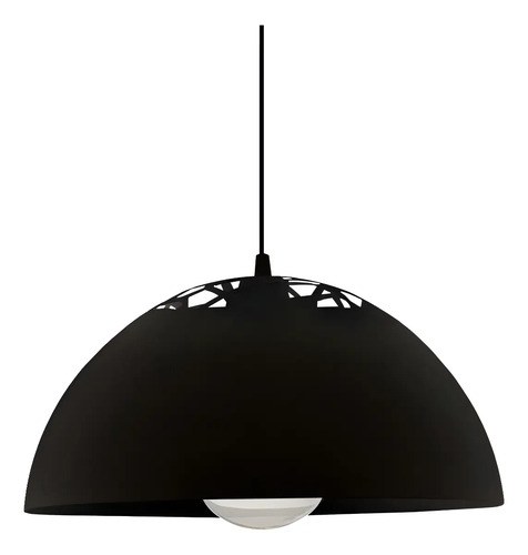 Lámpara Colgante Interior Negra Ø40cm Ferrolux E27 Regulable Negro