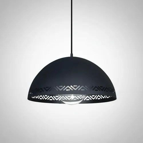 Lampara Colgante Leon Estructura Negro Ferrolux 42 Cm Negro - 5