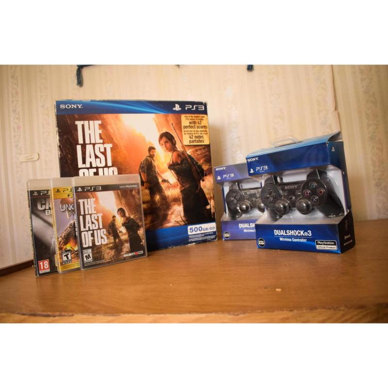 🎮 PS3 Super Slim 500GB Liberada HEN + 2 Mandos + Juegos + Caja