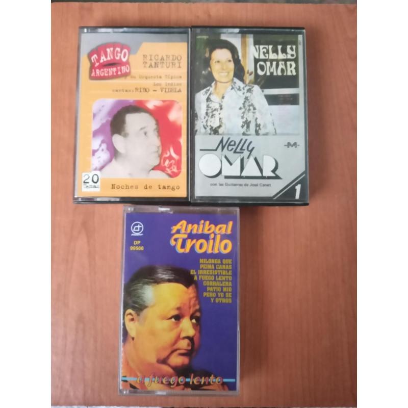 Tres casettes de tango