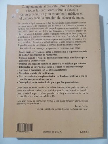 Cancer De Mama Y Calidad De Vida - Dr. John Link - 3
