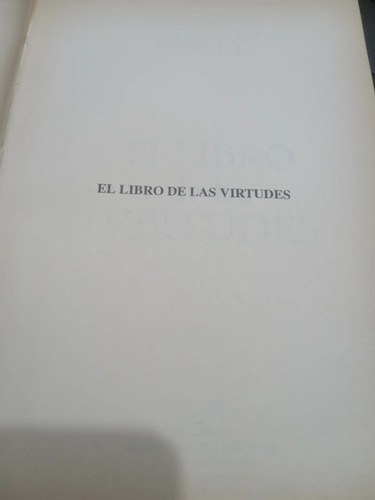 El Libro De Las Virtudes William J Bennett Tapa Dura Vergara - 5