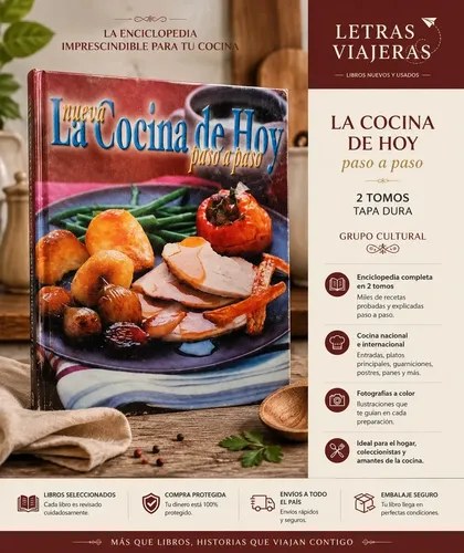 La Cocina De Hoy - 2 Tomos - Tapa Dura - Grupo Cultural