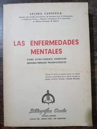Las Enfermedades Mentales, Como Estrictamente Somático,