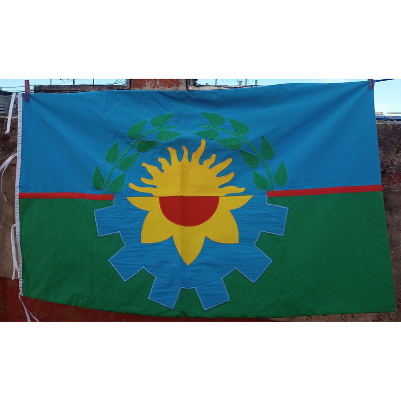 IMPECABLE Bandera de ceremonia - Provincia de Buenos Aires