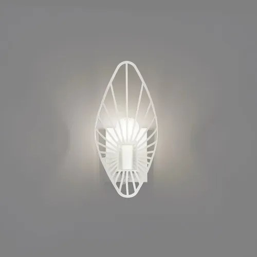 Aplique De Pared Potenza E-27 - Blanco Texturado