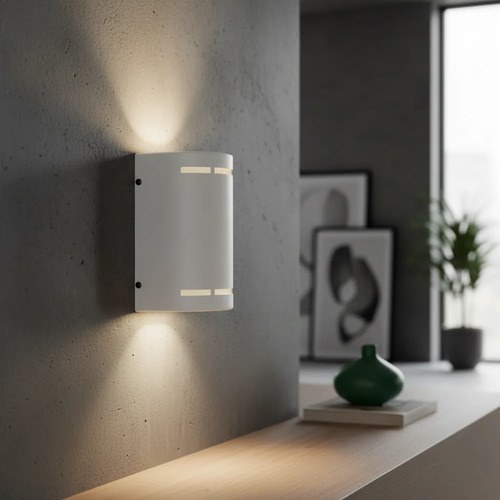 Aplique De Pared Oporto Gz-10 - Blanco Texturado - 2