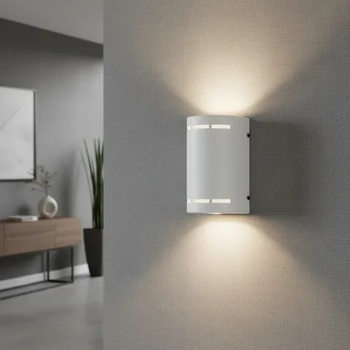 Aplique De Pared Oporto Gz-10 - Blanco Texturado - 3