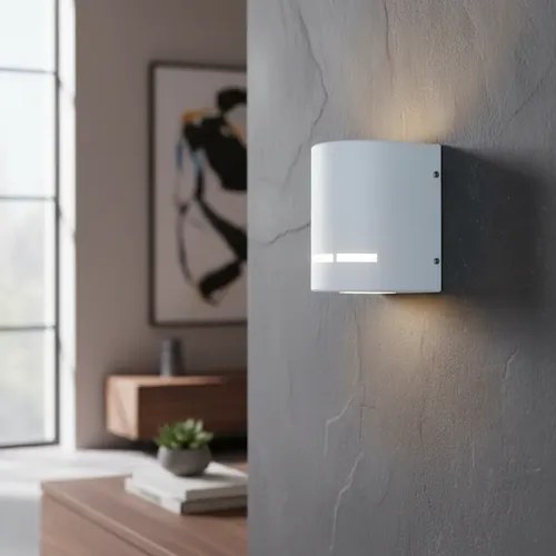 Aplique De Pared Oporto Gz-10 - Blanco Texturado - 3