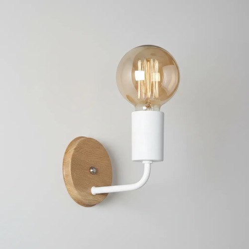 Aplique De Pared Imola E-27 - Madera Clara Prepint - 5