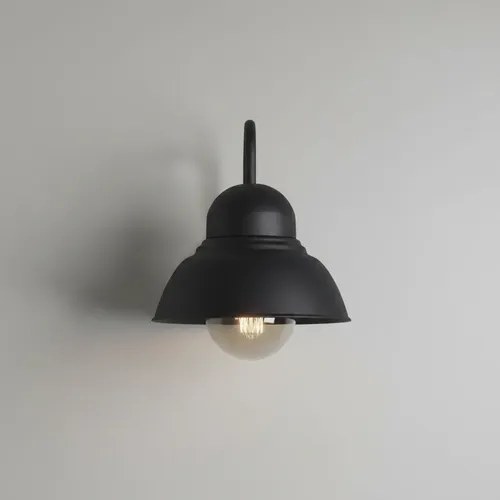 Aplique De Pared Galponero 1 Luz E-27 - Negro Texturado - 5