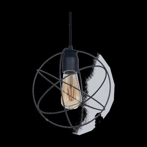 Lámpara Colgante Atomo E-27 - Negro Texturado