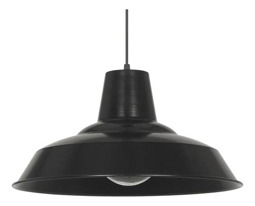 Lámpara Colgante Badajoz E-27 - Negro Texturado