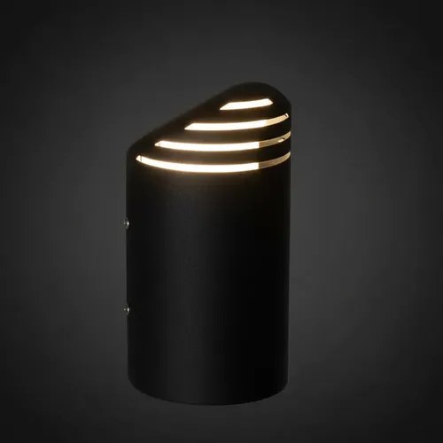 Aplique De Pared Turin 1 Luz Gz-10 - Negro Texturado