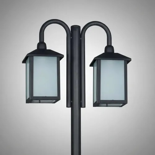Farol 2 Luces E-27 - Negro Texturado Negro Texturado - 3