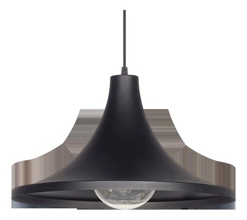 Lámpara Colgante Brindisi E-27 - Negro Texturado