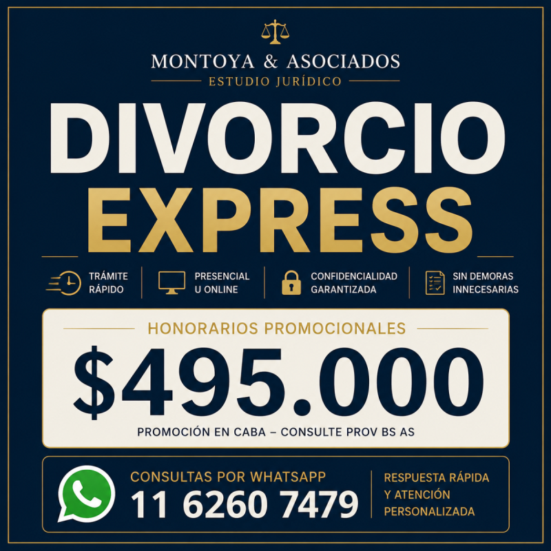 Abogados divorcios express y unilateral en cuotas 1162607479