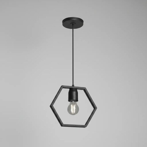 Lámpara Colgante Tarento E-27 - Negro Texturado - 4