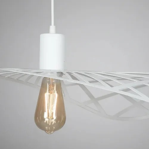 Lámpara Colgante Seul 2 Luces E-27 - Blanco Texturado - 3