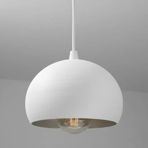 Lámpara Colgante Florencia E-27 - Blanco Texturado
