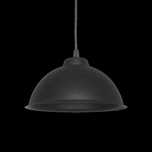 Lámpara Colgante Esferico E-27 - Negro Texturado