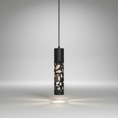 Lámpara Colgante Tubo Gz-10 - Negro Texturado - 5