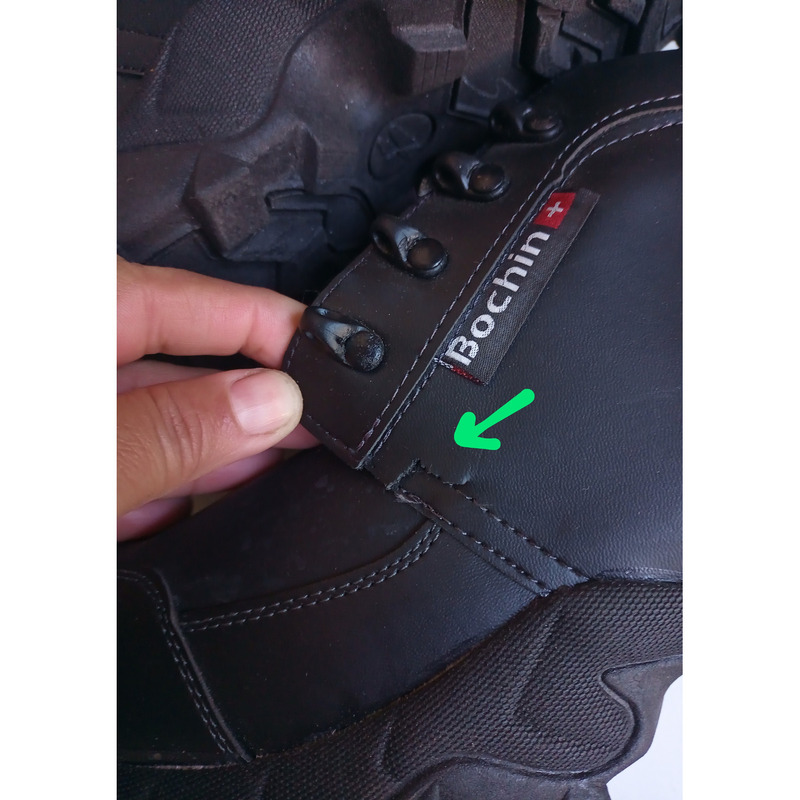 NUEVAS con detalle - Botas con punta de acero talle 45 - 2