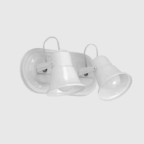 Spot 2 Luces E-27 - Blanco